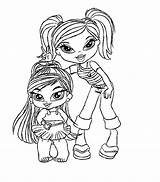 Coloring Bratz Pages Doll Dolls Print Printable Christmas Babyz Brum Baby Book Clipart Fun Popular Library Kids Coloringhome sketch template