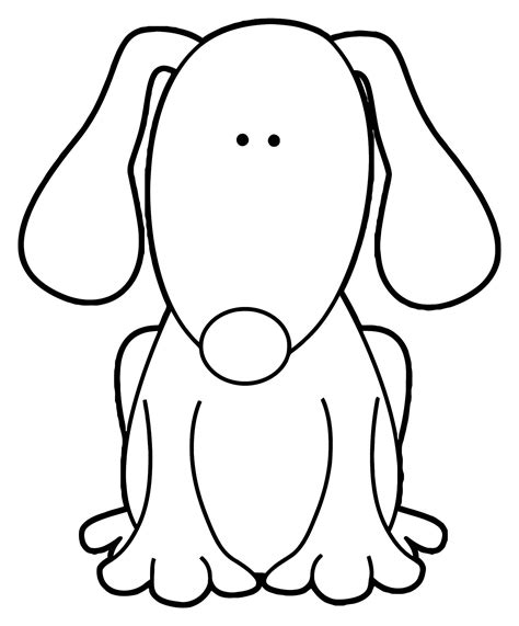 dog head coloring coloring pages