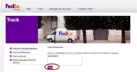 Fedex Track Shipment Status