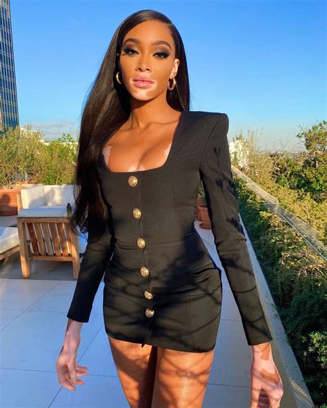 winnie harlow sexy in tiny black dress 9 photos the fappening
