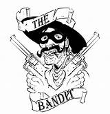 Bandit Drawing Clipartmag Shortboard sketch template