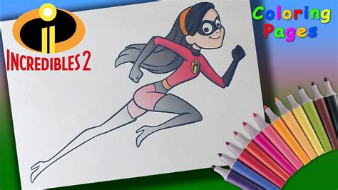 Incredibles Violet Coloring Pages