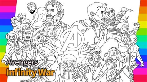 avengers infinity war coloring pages printable