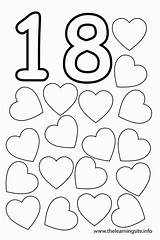 Number Coloring 18 Pages Del Preschool Eighteen Numbers Printable Hearts Outline Para Worksheets Preescolar Argüeso José Sgblogosfera Al Actividades Activity sketch template