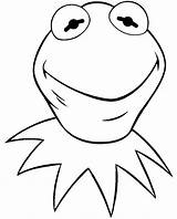 Coloring Pages Kermit Frog Piggy Miss Outline Piggies Bad Head Muppets Boat Friends Little Getcolorings Color sketch template