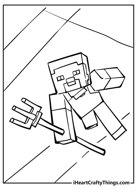 minecraft colouring pages  infoupdateorg