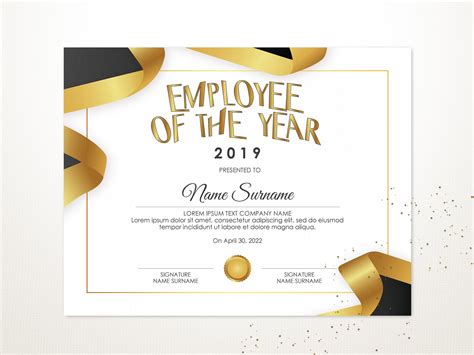 employee   year printable employee   year certificates