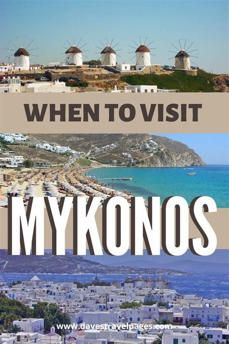 best time to visit mykonos which month is best and why this travel