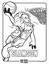 Coloring Pages Lakers Logo Thunder Oklahoma City Kings Wnba Printable Okc Getcolorings Angeles Los Book Basketball Getdrawings Popular Colorings Color sketch template