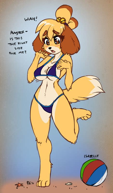 Isabelle S New Swimsuit By Fluff Kevlar Fur Affinity