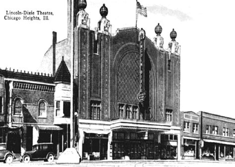 lincoln theater  chicago heights il cinema treasures
