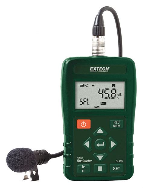 extech noise dosimeter lcd    db range zksl grainger