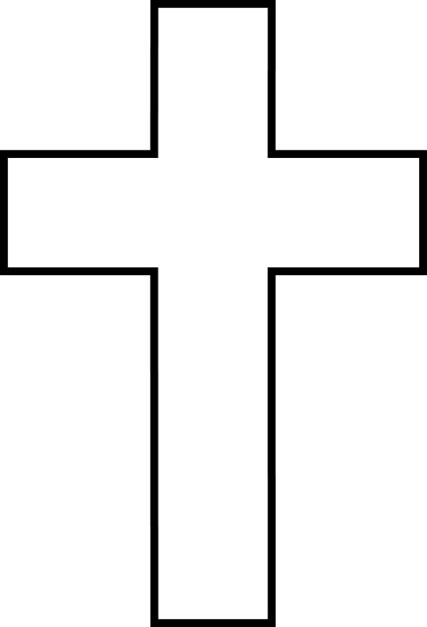 cross outline png   cross outline png png images