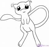 Mew Coloring Pages Pokemon Draw Drawing Step Mewtwo Line Mega Characters Color Colouring Printable Power Print Anime Getcolorings Drawings Psychic sketch template