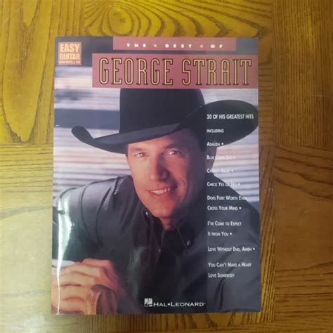 george strait easy guitar tab sheet  chords country songs book  greatest  picclick
