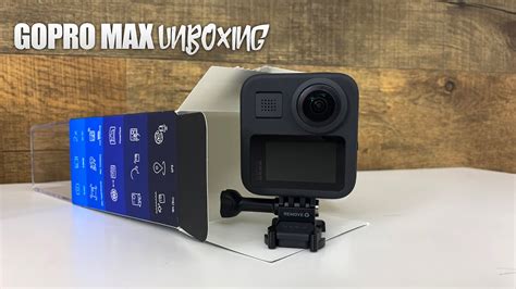 unboxing  gopro max waterproof  camera  hd mp
