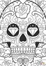Coloring Dead Pages Pattern Printable Drawing sketch template