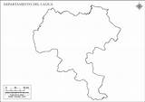 Departamento Cauca Contorno Mapas sketch template