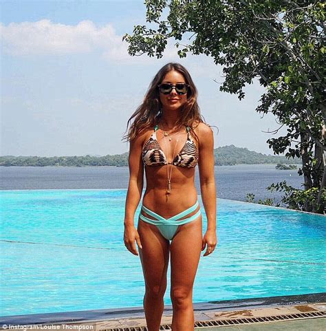 mic s louise thompson shows off impeccably ripped stomach in sri lanka daily mail online