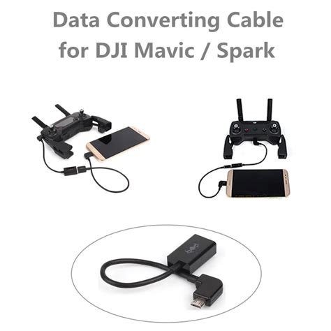 dji spark mavic pro air remote controller data converting cable usb