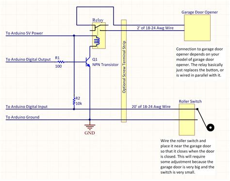 wiring diagram  craftsman garage door opener