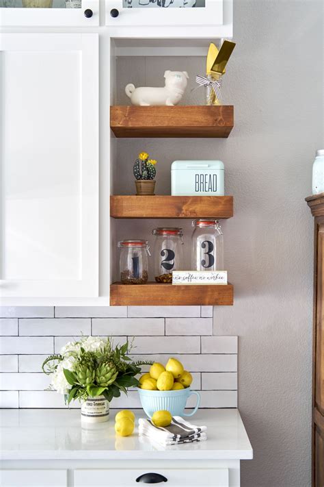 shelves   kitchen wall organize  space  style decoomo