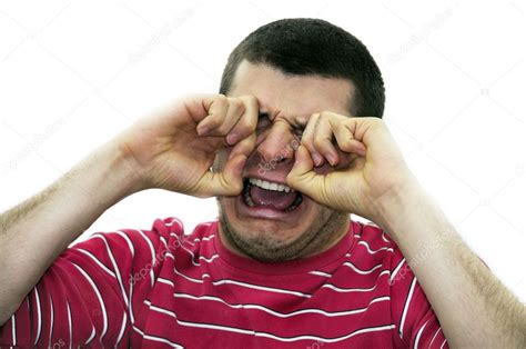 man crying stock photo  kpatyhka