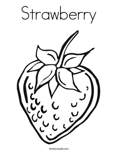 strawberry coloring pages books    printable