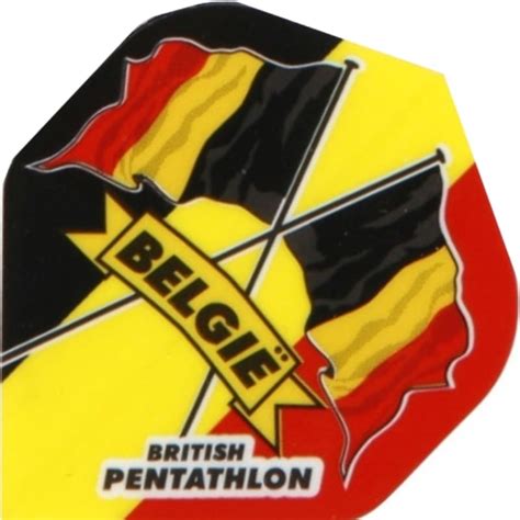 pentathlon vlag belgie darts flights dedartshopnl