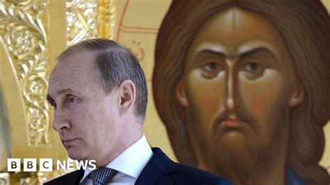 Putin Cast As National Saviour Ahead Of Russia Election Bbc News