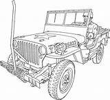 Coloring Military Pages Jeep Army Truck War Car Willys Vehicles Color Printable Kleurplaat Kids Mb Drawing Wrangler Ww2 Print Sheets sketch template
