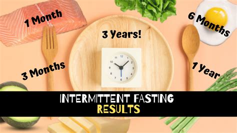 intermittent fasting results  month  months  year  years