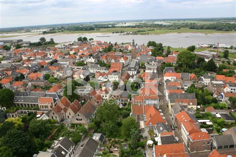 aerial view zaltbommel stock photo royalty  freeimages