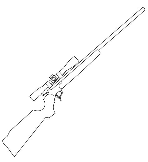 rifle  scope coloring pages coloring cool