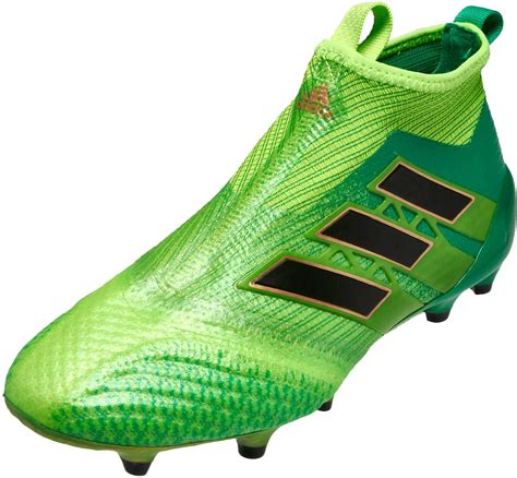 adidas kids ace  purecontrol fg green ace cleats