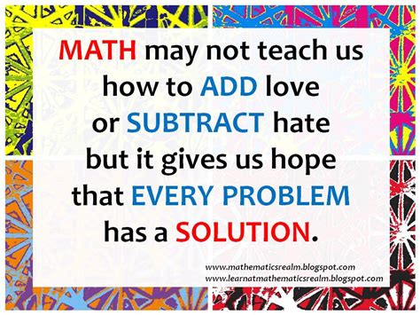 math quotes  mathematics realm