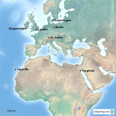 stepmap meine karte landkarte fuer europa