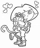 Dora Aventureira Pintar Explorer Netart Pintando Hugging Botas Iago Sponsored Diego Disfruta Libre Coloringcity Pintarcolorear sketch template