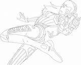 Overwatch Va Drawing Dva Pages Coloring Sketch Getdrawings Deviantart Text Template sketch template