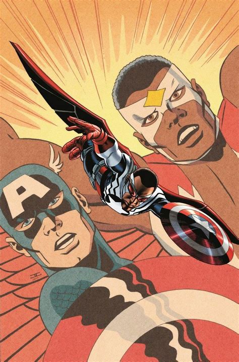 Preview Sam Wilson Captain America 1 By Spencer Acuna