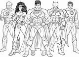 Justice League Coloring Pages Drawing Kids Print Lego Draw Color Dc Printable Drawings Superhero Young sketch template