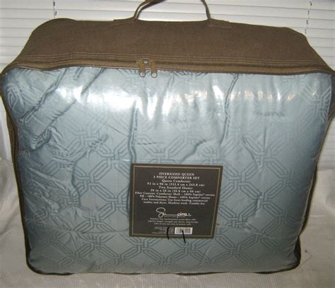 Fieldcrest Luxury Icon Sterling Blue 3 Pc Comforter Set