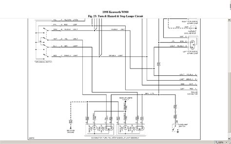 kenworth  turn signal wiring diagram wiring diagram schemas