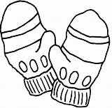 Clipart Mitten Clip Mittens Wikiclipart Related sketch template