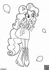 Pinkie Equestria Ausmalbilder Pinki Pay Colorings Consent sketch template