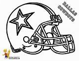 Coloring Nfl Football Helmet Pages Print sketch template