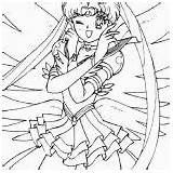 Sailor Moon Coloring Usagi Tsukino Cute Soldier Justice sketch template