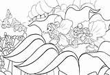 Pages Coloring Thumbelina Getcolorings sketch template