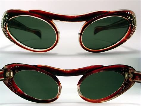 Vintage Eyeglasses Frames Eyewear Sunglasses 50s Vintage 50s Cat Eye
