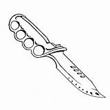 Knife Deviantart Aas Raben Template Huntsman Critter Shadowrun Sketch Coloring sketch template